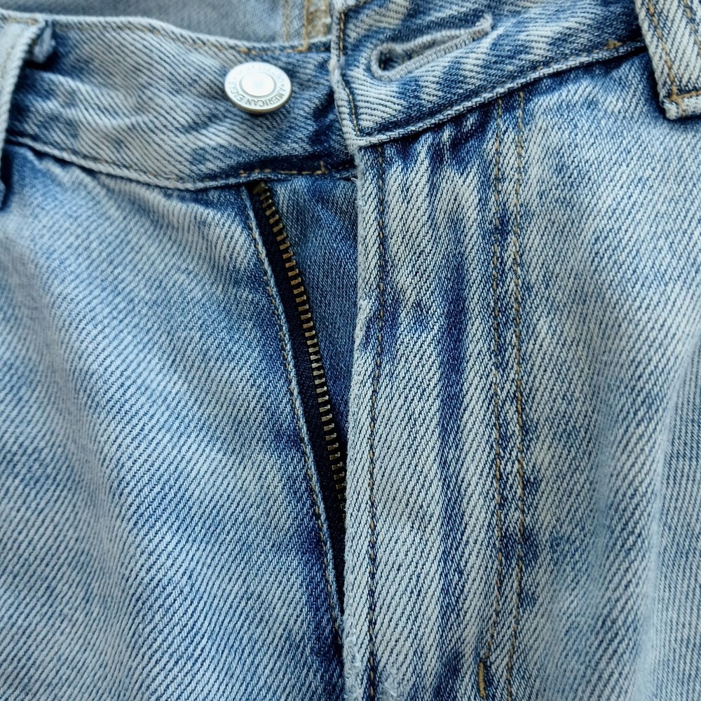 American‎ Eagle Outfitters Jeans Womens 4 Long Light Wash Mom Jean High Rise - Picture 9 of 11